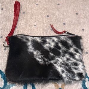 Cow Print Clutch
